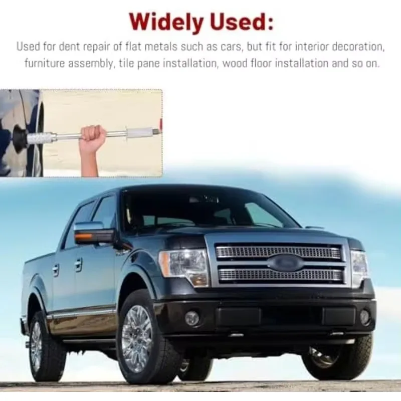 XLB-1051A Auto Body Repair Kit Air Pneumatic Dent Puller Slide Hammer Suction Cup 5 Tapes Hand Tools for Vehicle Dent