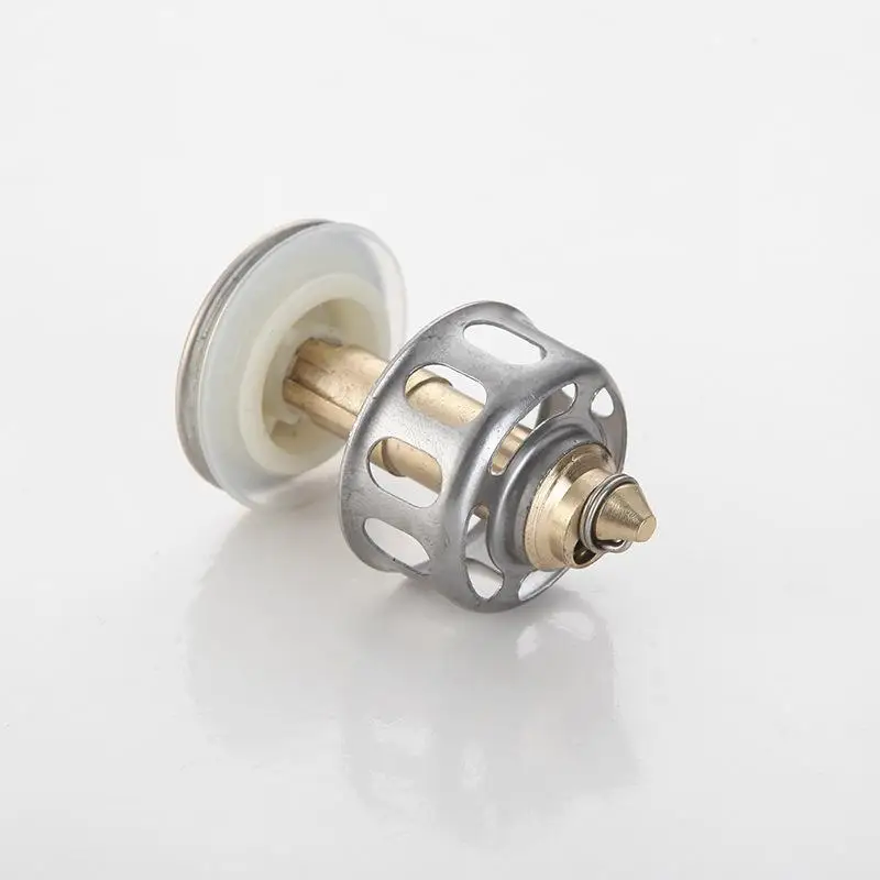 

Basin Drains Universal Metal Filter Valve Drainer Waste Stopper Bathtub Strainer Plug Hair Catchers Bathroom Accessories