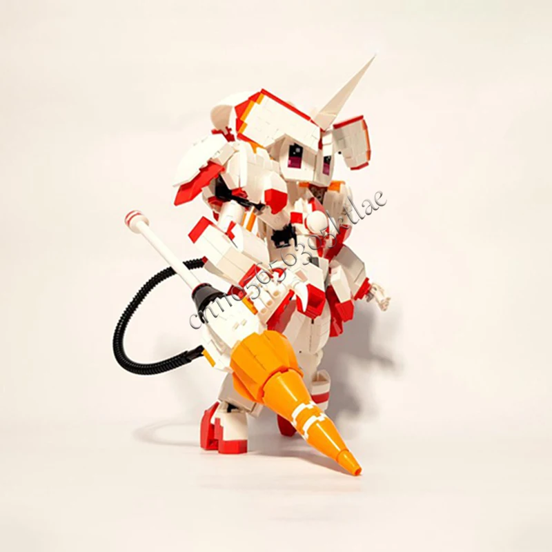 902 Onderdelen MOC Beroemde Anime Karakter Mecha Model DIY Bouwstenen Creatieve Assemblage Educatief Speelgoed Kinderen Kerstcadeaus