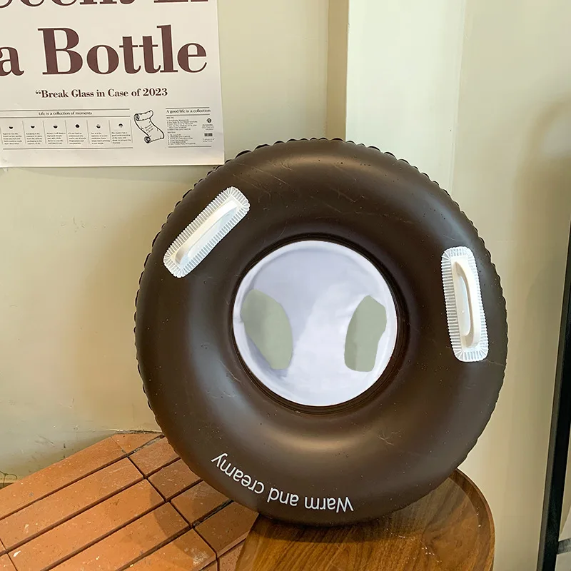 cartoon Baby Swim Ring Tube Swimming Seat Ring with handle For Child Kid SwimCircle Float Pool Bathtub Water Play Equipment Toy