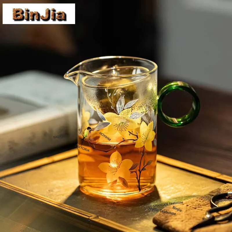 320ml Glass Citrus Pu-erh Exclusive Use Teapot Zen Tea Infuser Pot Tea Maker Kettle With Filter Kung Fu Tea Drinkware Ornaments