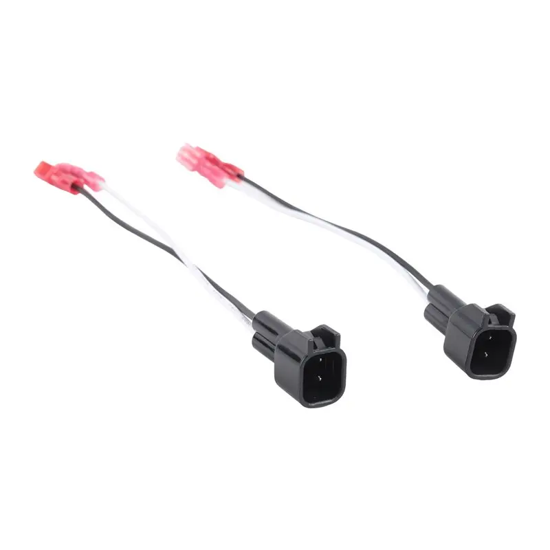 A02Q-1 Pair Car Audio 2-Pin Plug Speaker Replacement Wiring Harness For Chevy Ford Focus Mazda