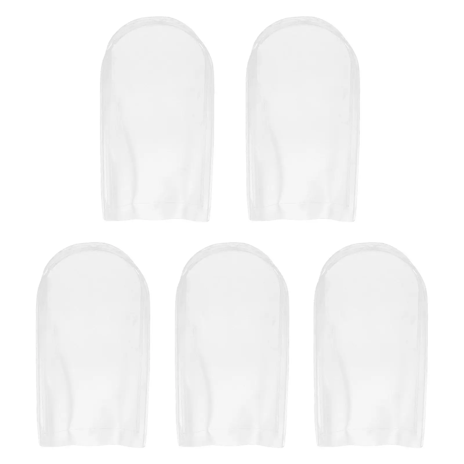 

5 шт. прозрачных защитных чехлов из ПВХ для мягких игрушек, пыле- и водонепроницаемые, маленькие, для улицы