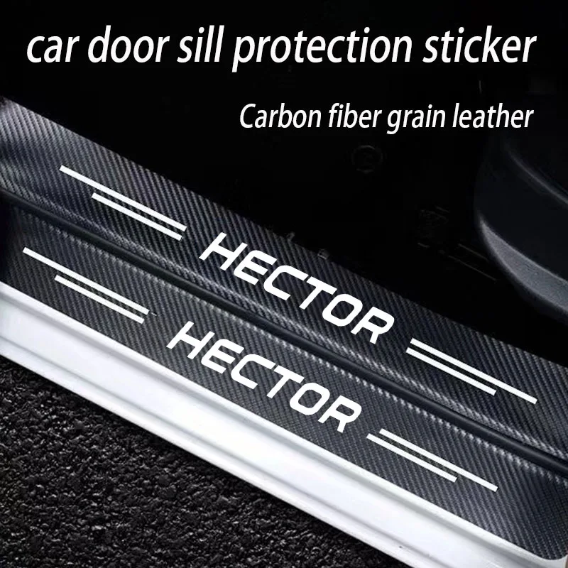 Car Sill pedal Rear Bumper Protection Stickers for MG Hector Motors MG ZS GS MG5 6 7 mg3 Gundam 350 Parts TF GT HS Accessories