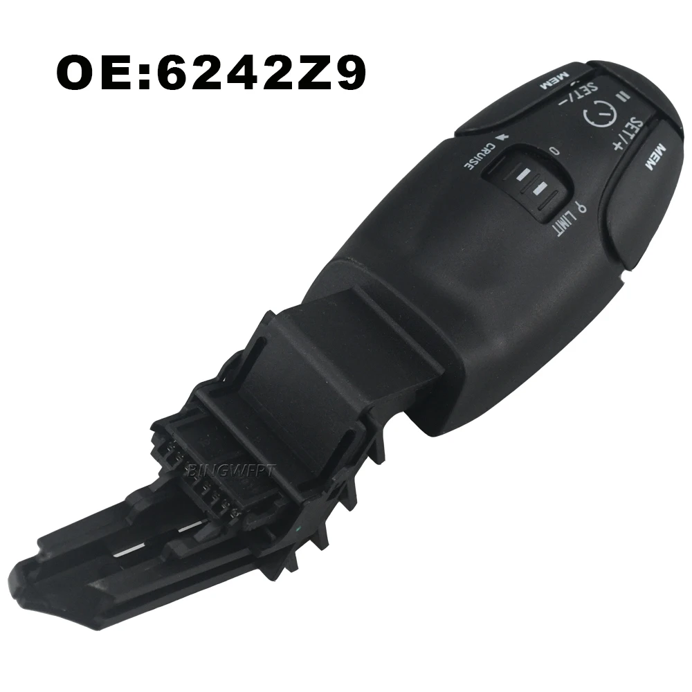 6242.Z9 6242Z9 Cruise Control Swith For Peugeot 207 307 308 407 607 3008 For Citroen C3 C5 C8 For XSARA Berlingo XSARA Picass