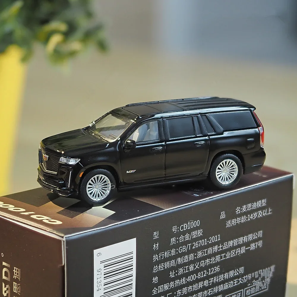 

1/64 Escalade SUV, модель автомобиля из сплава, литая под давлением металлическая игрушка, мини-автомобиль, модель автомобиля, имитация миниатюрной весы, детский подарок, украшение