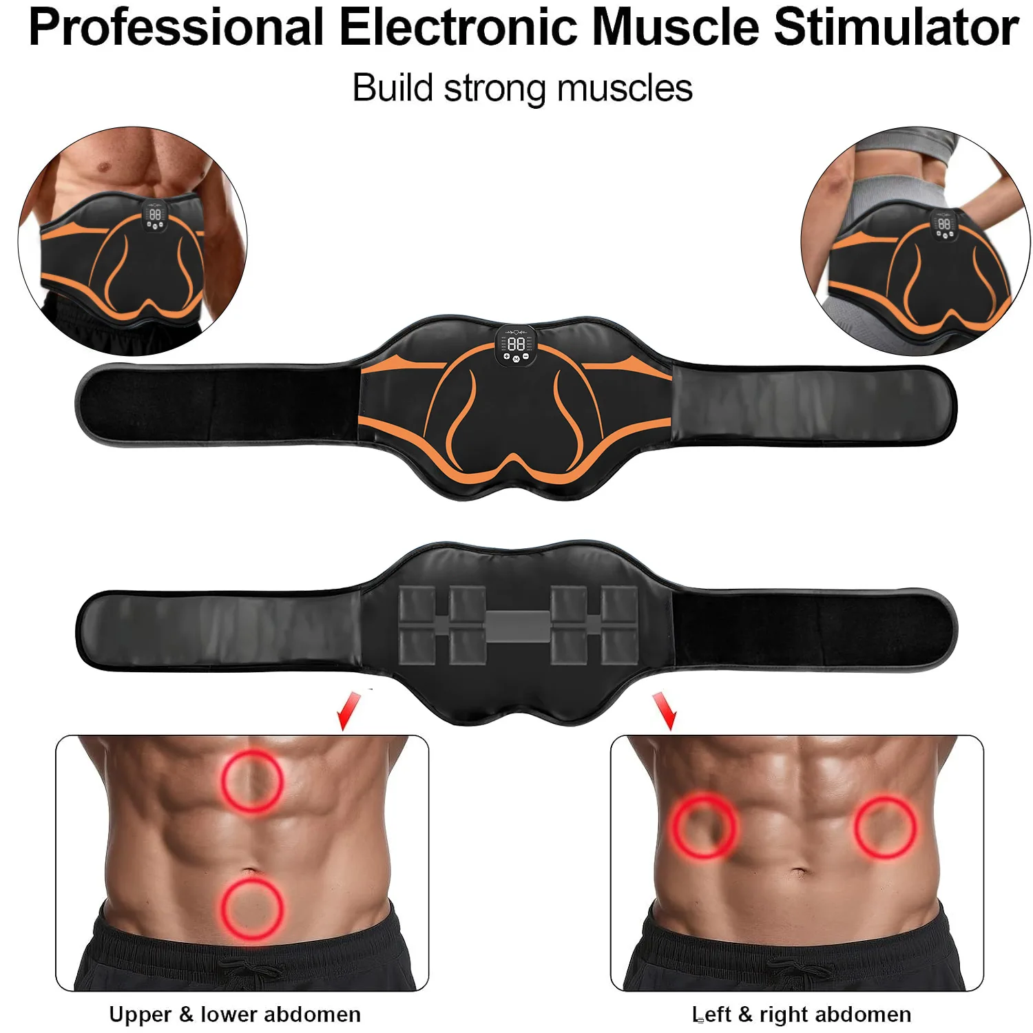 

New Hip Trainer Buttock Massager - Wireless EMS Muscle Stimulator TENS Machine For Home Gym Workout And Deep Pain Relief
