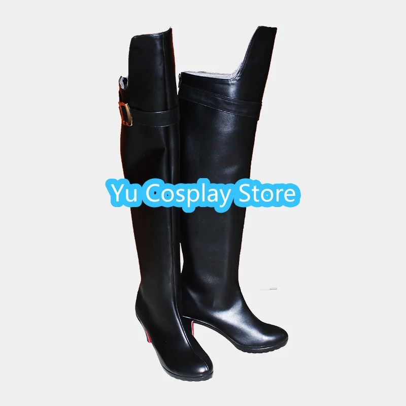 Game Honkai Impact 3 Murata Himeko Cosplay Shoes PU Leather Shoes Halloween Carnival Boots Prop Custom Made