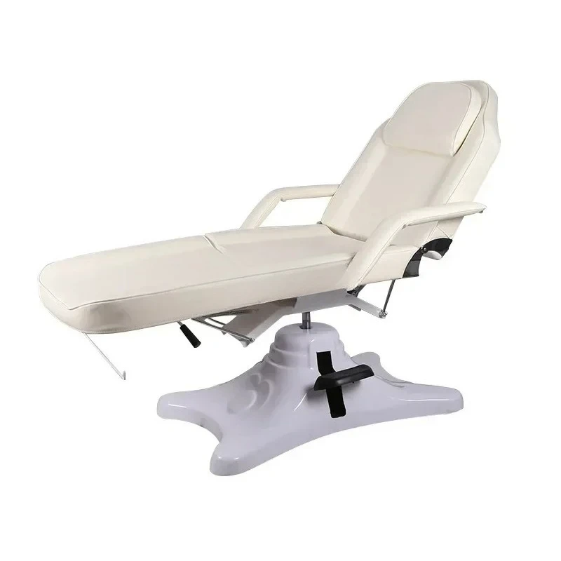 

White Barber Shop Beauty Salon Shampoo Massage Foot Bed Hair Salon Shampoo Barber Chair