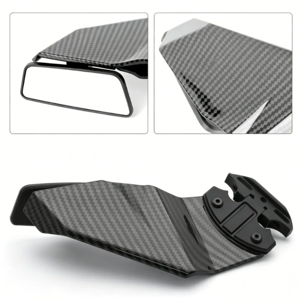 For Honda Motorcycle New Modified Rearview Mirrors Wind Wing Adjustable Rotating Mirro For Honda CBR650R CBR400 CBR600 CB1000 F4