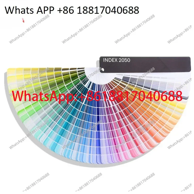 Portable NCS INDEX 2050 100% Sweden Replaced Old Model Semi Gloss Color Card Fan-shape Design A-6N