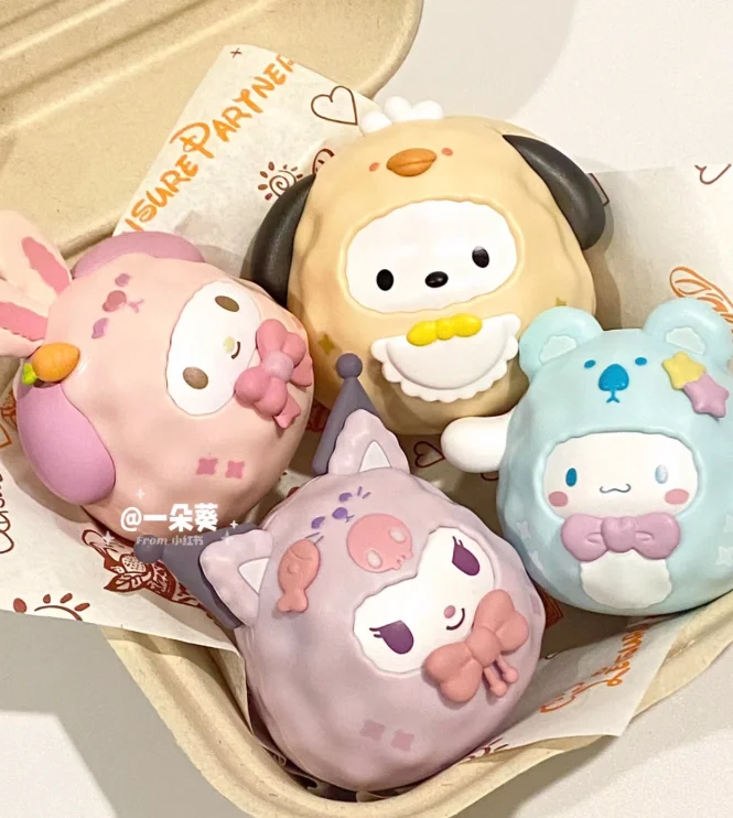 سانريو كورومي صندوق أعمى على شكل حيوان صغير، بلدي ميلودي لطيف عروسة كارتون شفاء سطح المكتب الديكور هدية دمية جميلة عظيمة