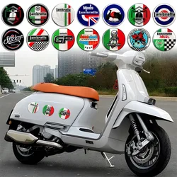 Motorcycle Stickers 3D Reflective Italian Badge Thailand Emblem Decals For Vespa Lambretta G350 X300 V200 Motorcycle Accessories