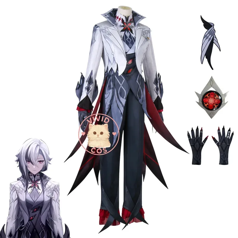 

ABC123 Popular Game Genshin Impact Cosplay Costume Anime Harlequin Role Play Suit Beautiful Set Uniform Male 3;f'6,c;7.y;