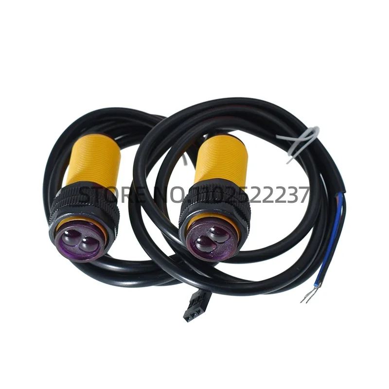 Smart car robot E18-D80NK infrared obstacle avoidance sensor proximity switch 3-80cm adjustable