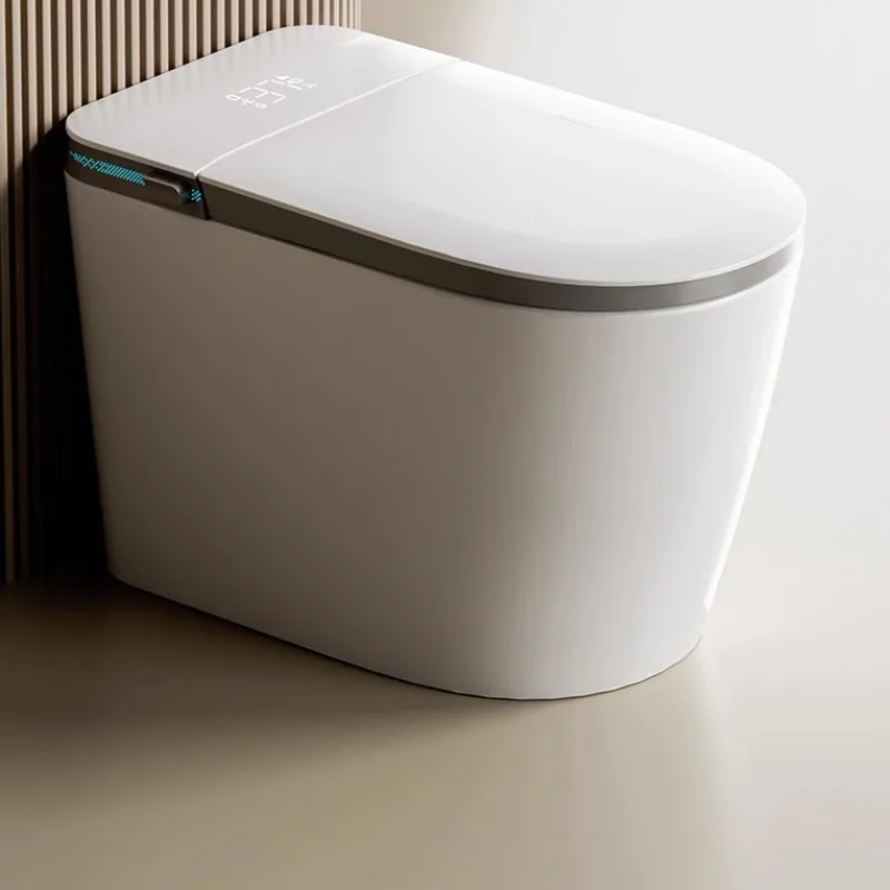 Sanitario moderno inteligente diseño de suelo de inodoro cubierta de asiento espuma inodoro inteligente lujo único Wc Inteligente muebles Accesorios