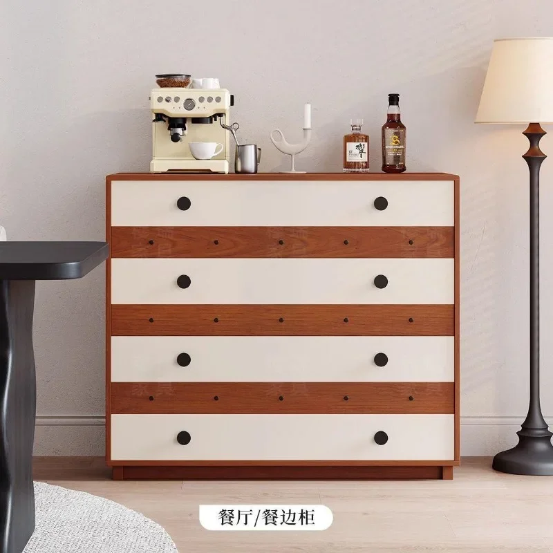 Dresser cabinet, living room sofa side cabinet, secondhand cabinet at the foot of the bed
