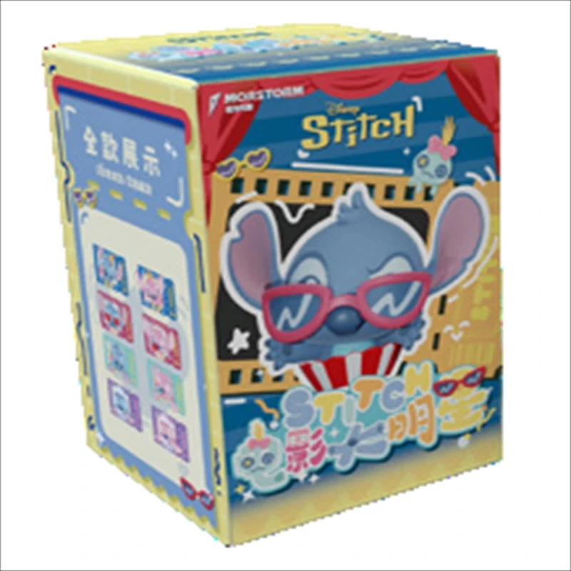 

Оригинальный фильм Genuino Lilo & Stitch, суперзвезда, милая глухая коробка, аниме, мультяшный декор для рабочего стола, подарок на день рождения, экшн-фигурки