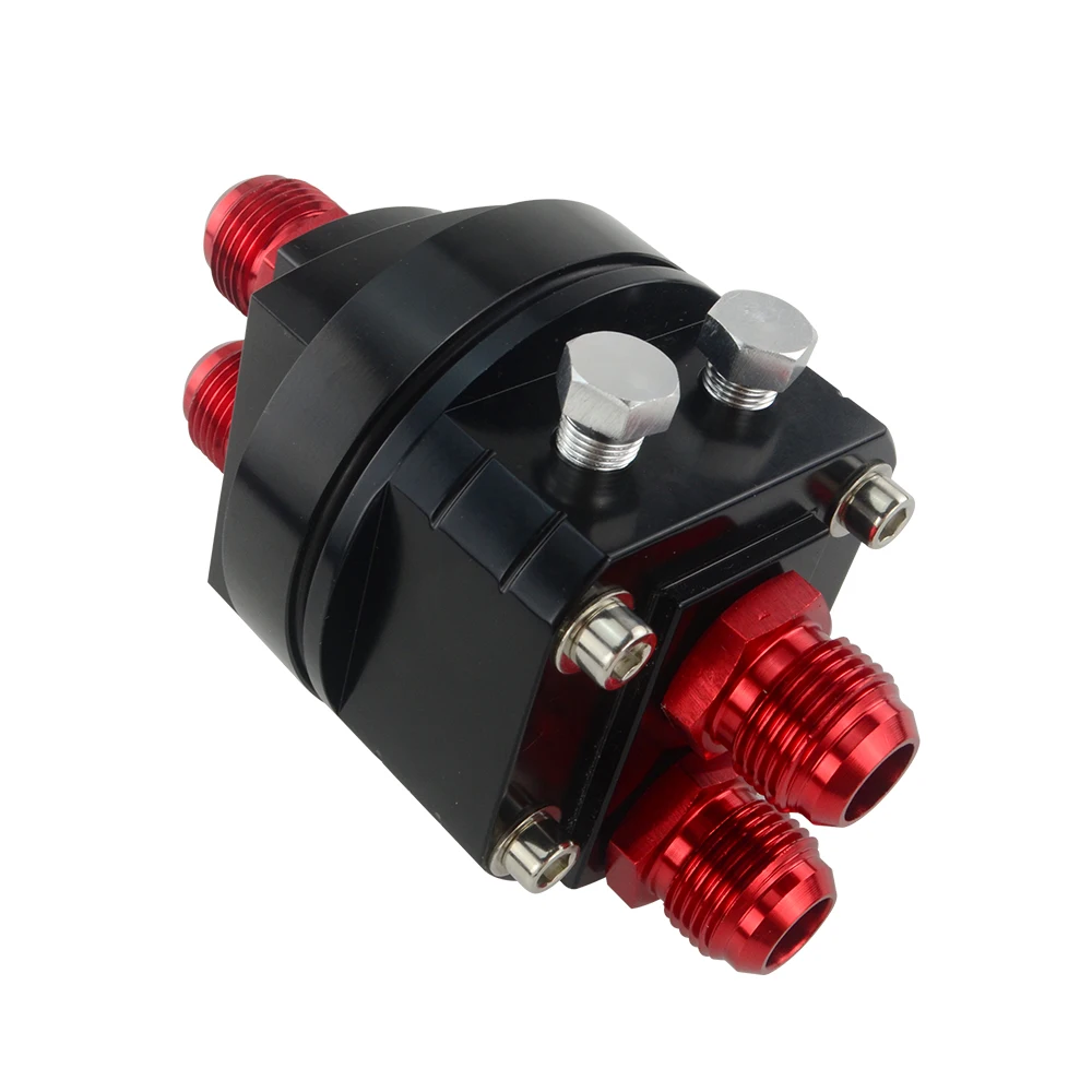 WLR RACING - ALUMINUM OIL FILTER RELOCATION MALE FITTING ADAPTER KIT 3/4X16 AND 20X1.5 Filter Cooler Sandwich ADAPTER WLR6724