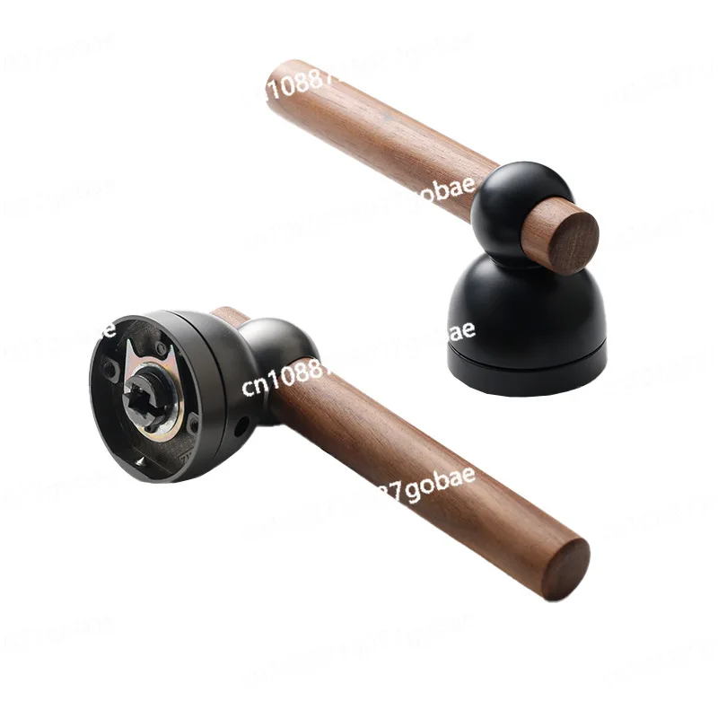 

Black walnut solid wood split lock universal handle