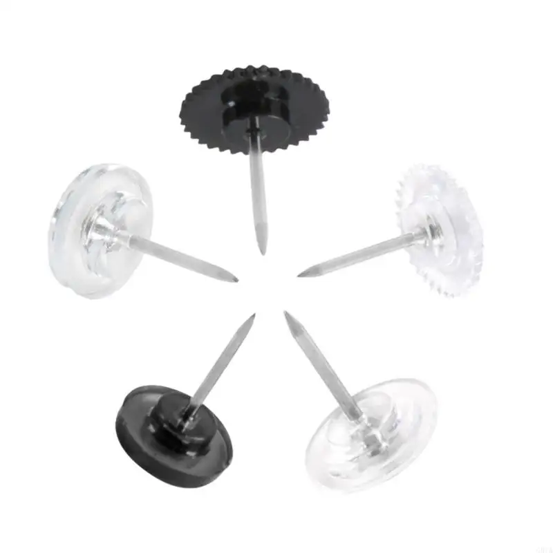 G8TA 50/100PCS Плоская головка толкания штифтов с помощью штифта с помощью штифта карты, шпионные штифты