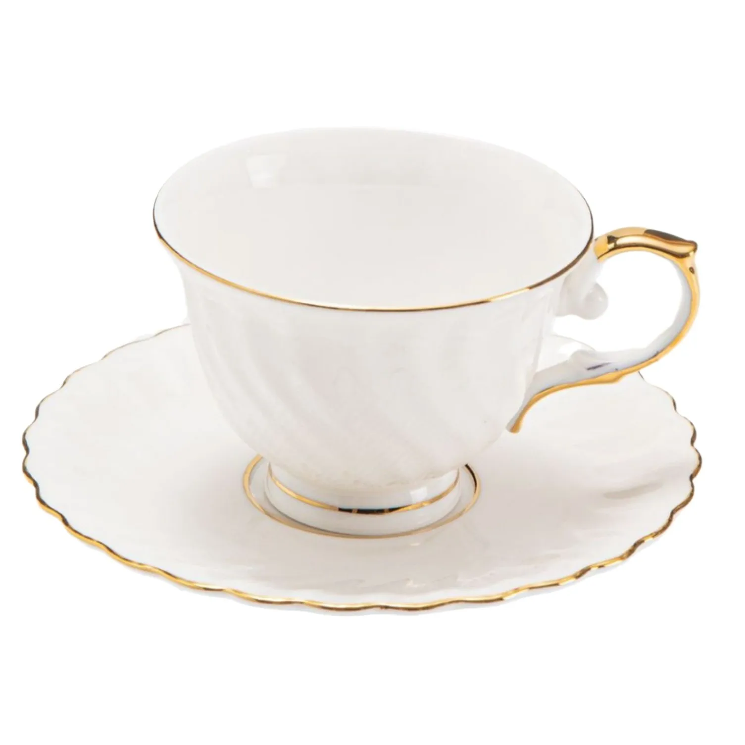 

bone china coffee cup set with floral tea cup and teapot gift box packaging