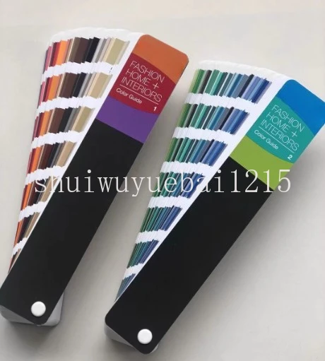 2 libros/set TPX/TPG PANTONE Guía de colores de moda, hogar e interiores FHIP110A