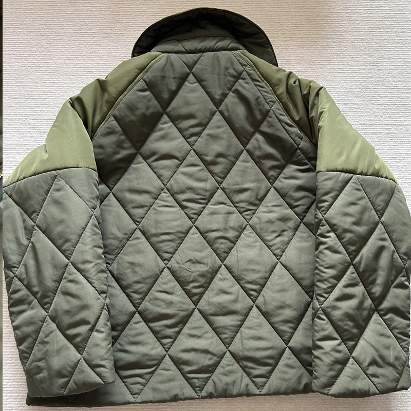 B@r Milby Classic Quilted Cotton Jacket Green