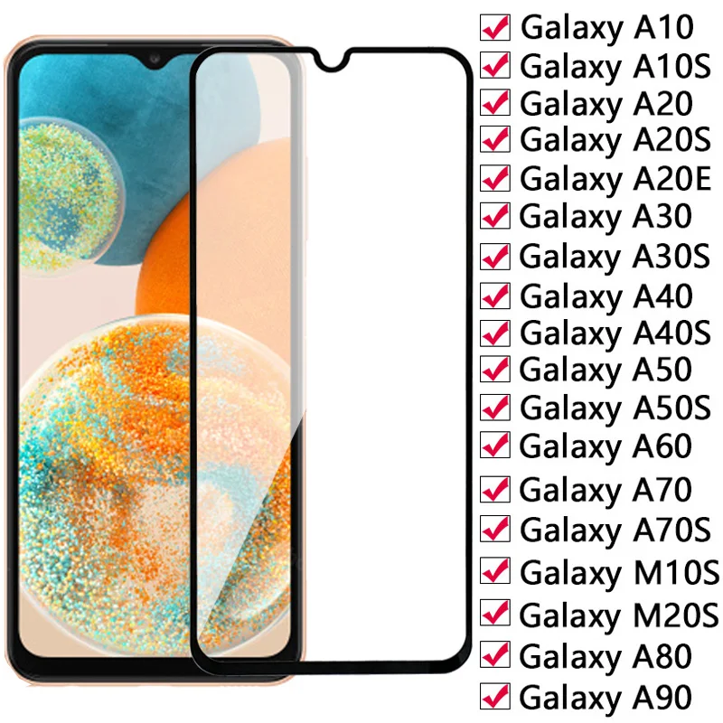 Anti-scratch Glass Film Samsung A10 A20 A30 A40 A50 A60 A70 A80 A90 Screen Protector Samsung A10S A20S A20E A30S A40S M10S M20S