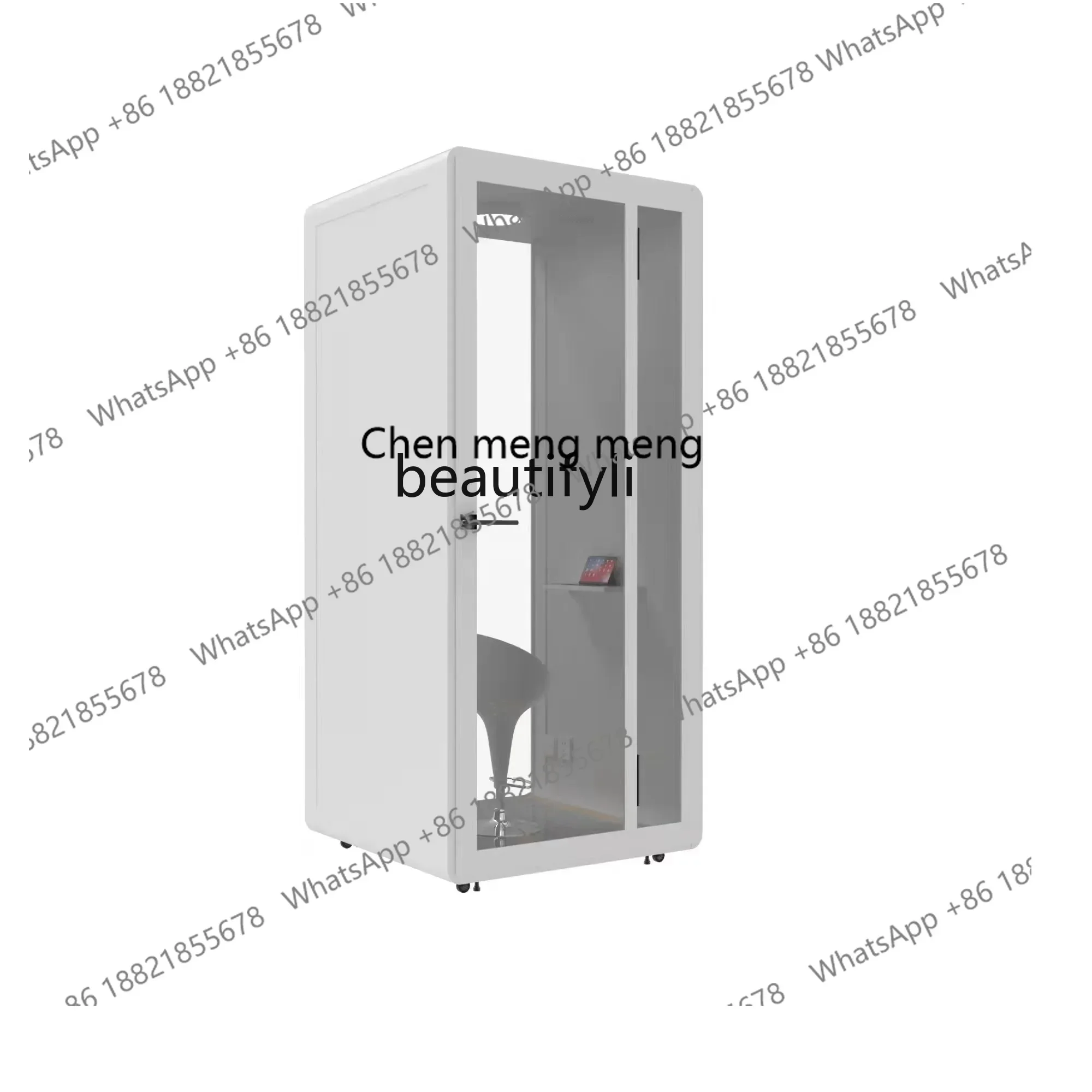 X  Household mobile soundproof room, singing cabin, indoor phone booth, office, silent piano