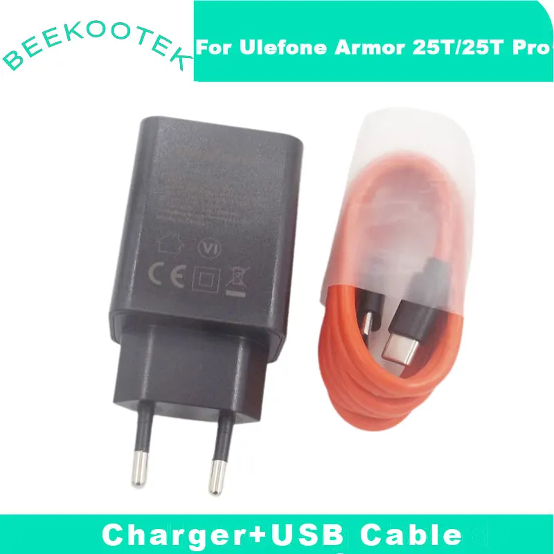 Original Ulefone Armor 25T Armor 25T Pro Power Adapter Charger Type-C Cable Data Line Charging Cable  For Ulefone Armor 25T  Pro