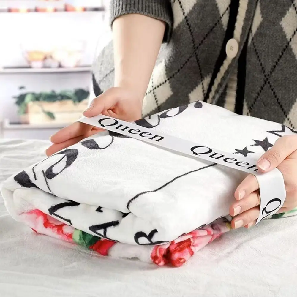 Household Space-saving For Dorm Laundr Bed Sheets Storage Bands Sheet Straps Closet Organization Sheet Organizer Belt