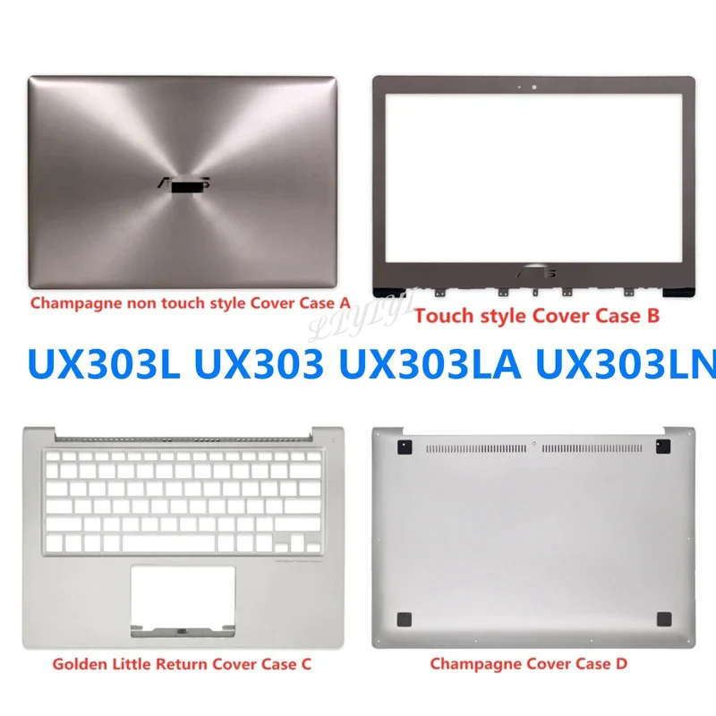 New laptop for Asus ux303l UX303 UX303LA ux303ln LCD back cover case/front bezel/palmrest/bottom/hinge