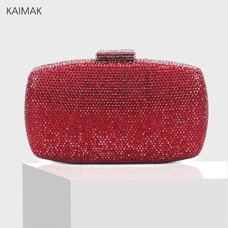 

Newest Luxury Wedding Party Rhinestone Clutch Bag Stone Diamond Evening Bag Christmas Gift Woman Dinner Bag Bridal Purse