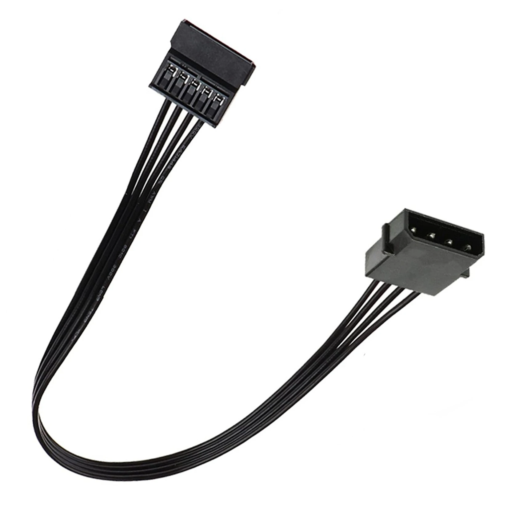 Molex IDE 4 Pin Male To 15 Pin Female SATA Power Converter Adapter Cable Hard Drive HDD SSD Power Extension Cable,4 Pack