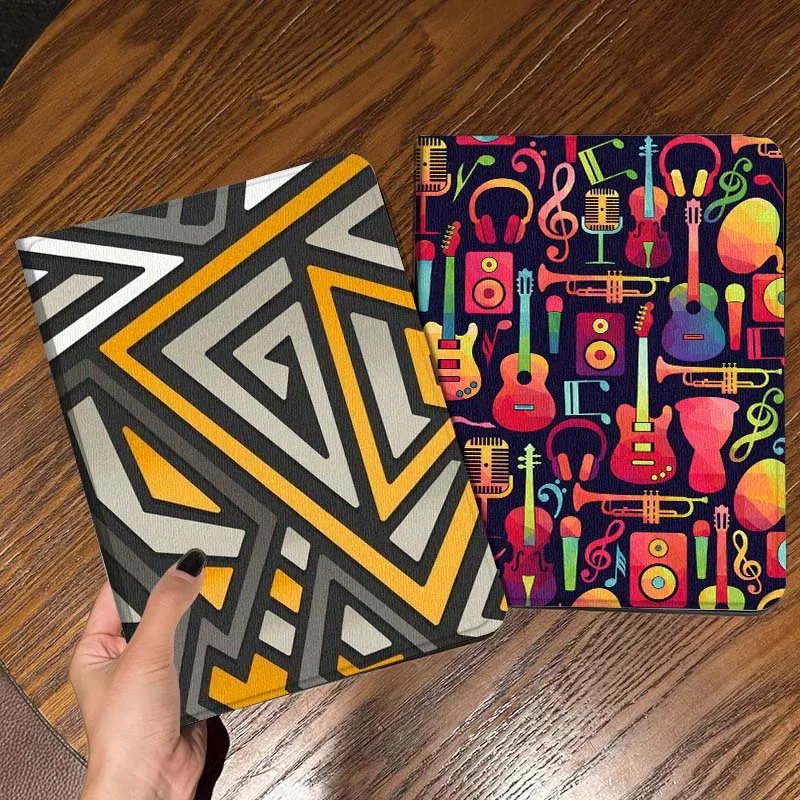 

Чехол для планшета с геометрическим треугольным абстрактным рисунком для Apple iPad Air Pro mini 1 2 3 4 5 6 7 8 9 11 M2 M3 M5 M4 5th 6th 7th 10th 11th