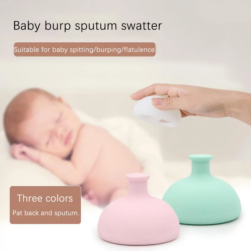 Household Sputum Suction Back Children's Silicone Sputum Cup Baby Belch Cup Palm Chest Percussion Cup Helps To Break Up Mucus