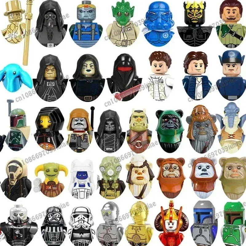 HEROCROSS Figurine Robot Comte Dooku Obi-Wan, Briques de Construction à Assembler, Jouet, Cadeau d'Anniversaire PG635 PG640