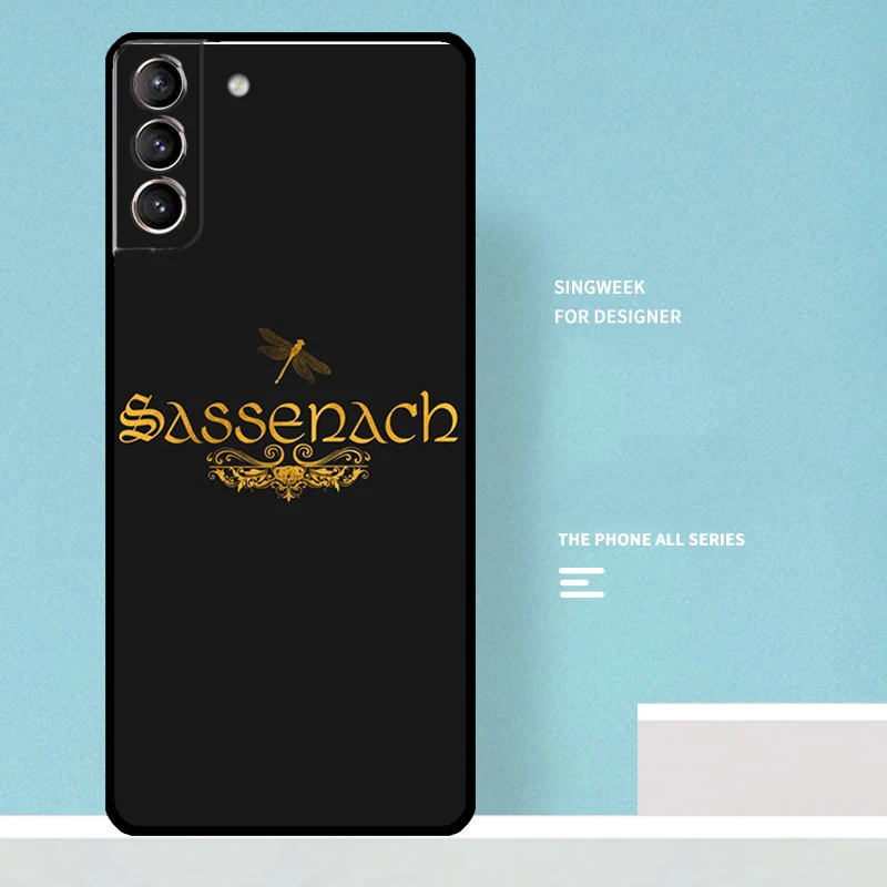 Outlander Sassenach Dragonfly Case For Samsung Galaxy S24 S22 S21 S23 Ultra Note 20 S8 S9 S10 Note 10 Plus S20 FE Cover