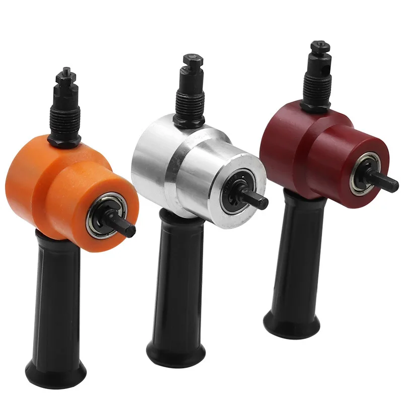 Imagem -04 - Double Headed Sheet Metal Cutting Nibbler Metal Saw Cutter Acessório de Broca Ajustável 360 Graus Ferramentas de Corte Extra
