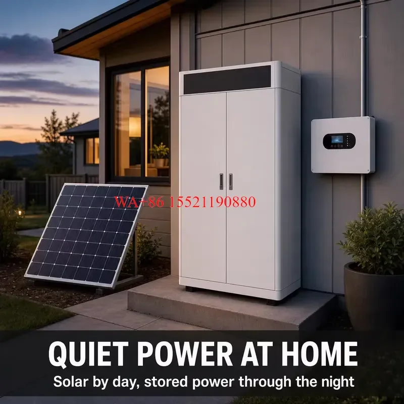 WMWMNU Complete Off Grid Solar Power System Set with Panels Storage Inverter Pre Matched for Fast Project Site Installation
