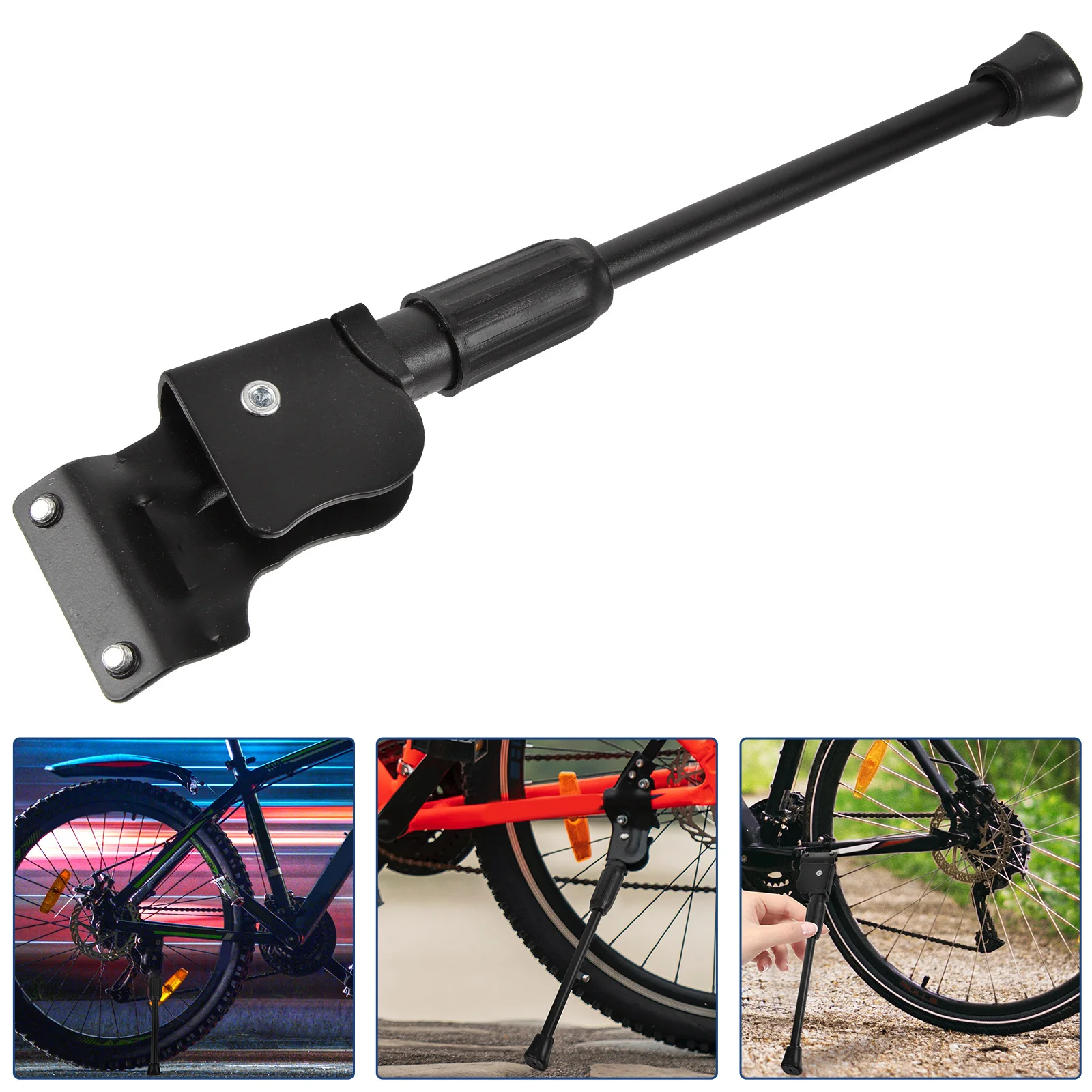 Bike Kickstand Metal Durable Bicycle Kickstand Quick Release Easy Use Stable Support for Mountain Bike Cycling