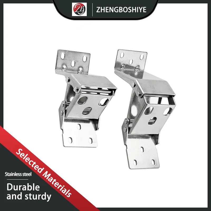 

Folding Thickened Concealed Hinge 304 Stainless Steel Internal Door Type Four Axis Distribution Cabinet Control Cabinet