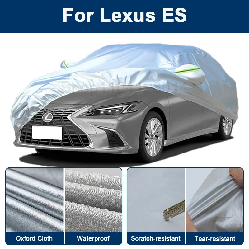 

Всепогодный чехол для автомобиля Lexus ES с отражающими полосами, водонепроницаемый, снегозащитный, пылезащитный, с защитой от УФ-излучения, автоаксессуары