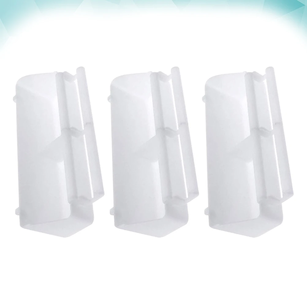 

3 Pcs Parrot Feeding Box Bird Food Water Dish Durable Plastic Cage Accessories Easy Install Small Birds Home Decor
