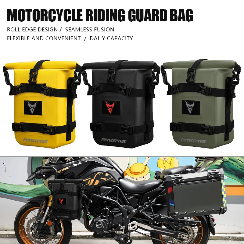 Universal Motorcycle Side Frame Crash Bars Bag Toolkit Placement Bag Multi-functional Motor Tank Bag 8L 9L 13L 16L Bag
