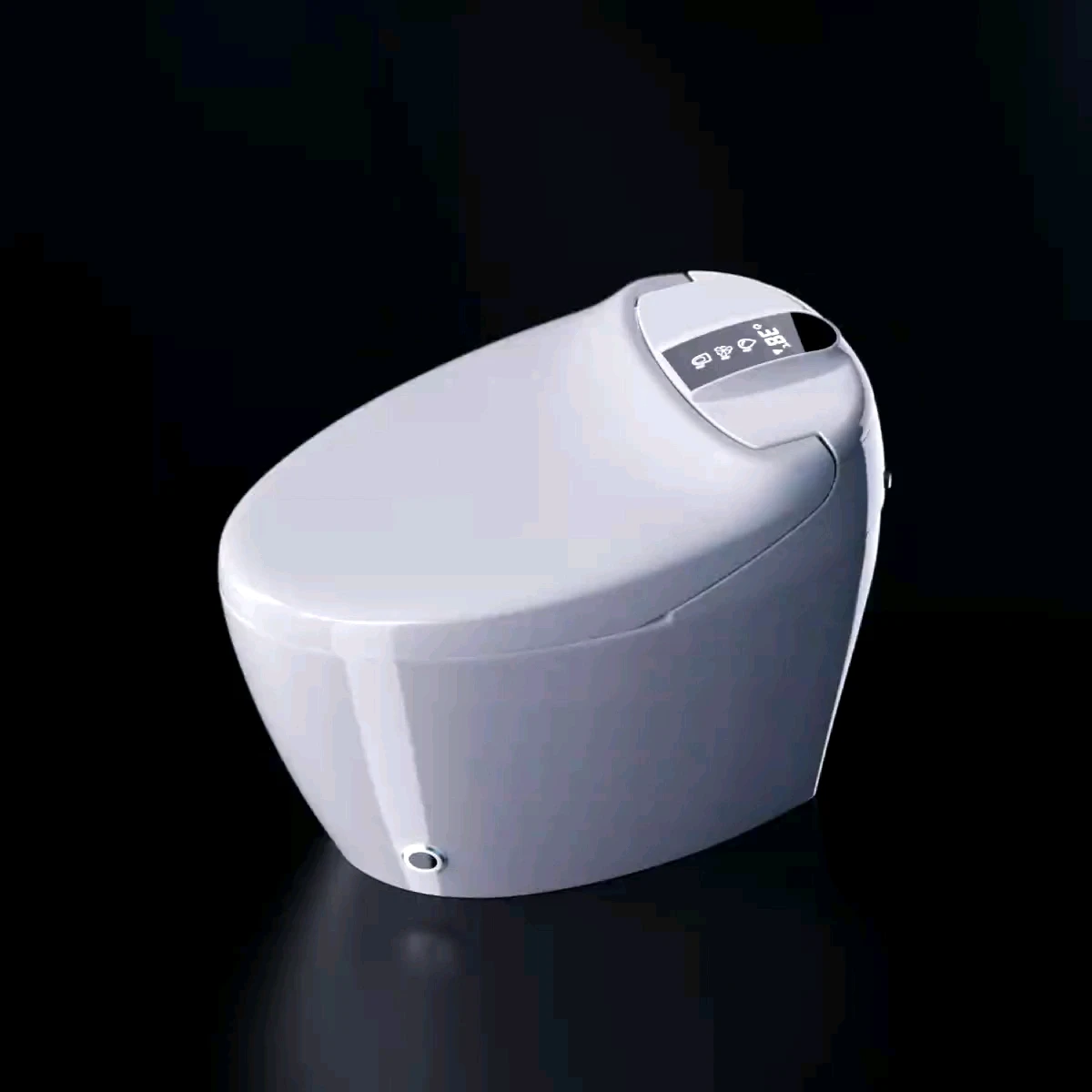 

Smart Toilet For Elderly People Auto Operation Sensor Electronic WC One Piece Bathroom