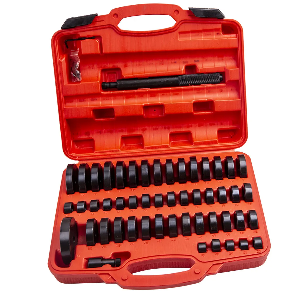 Seal Bushing Bearing Press Push Disc Driver Tool Set 18-65mm 31 32 33mm 52pcs Disc Driver Remover Set 33 34 35 36 37mm