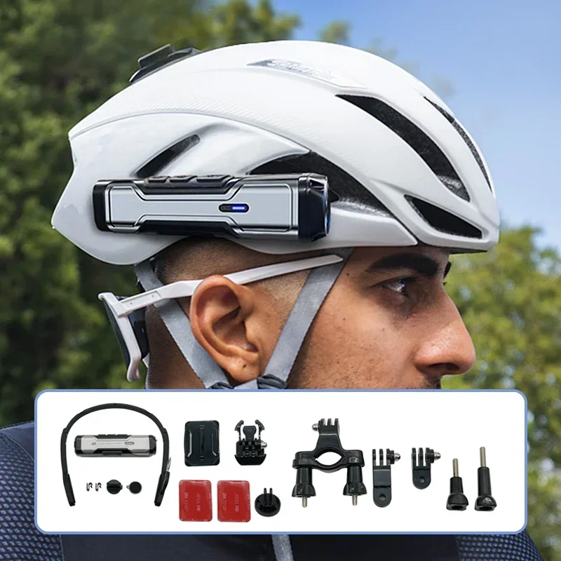 4K Sports Video Action    Bike Motorcycle Helmet    With 150 Degree Wide Angle Waterproof Outdoor Recorder Camcorder