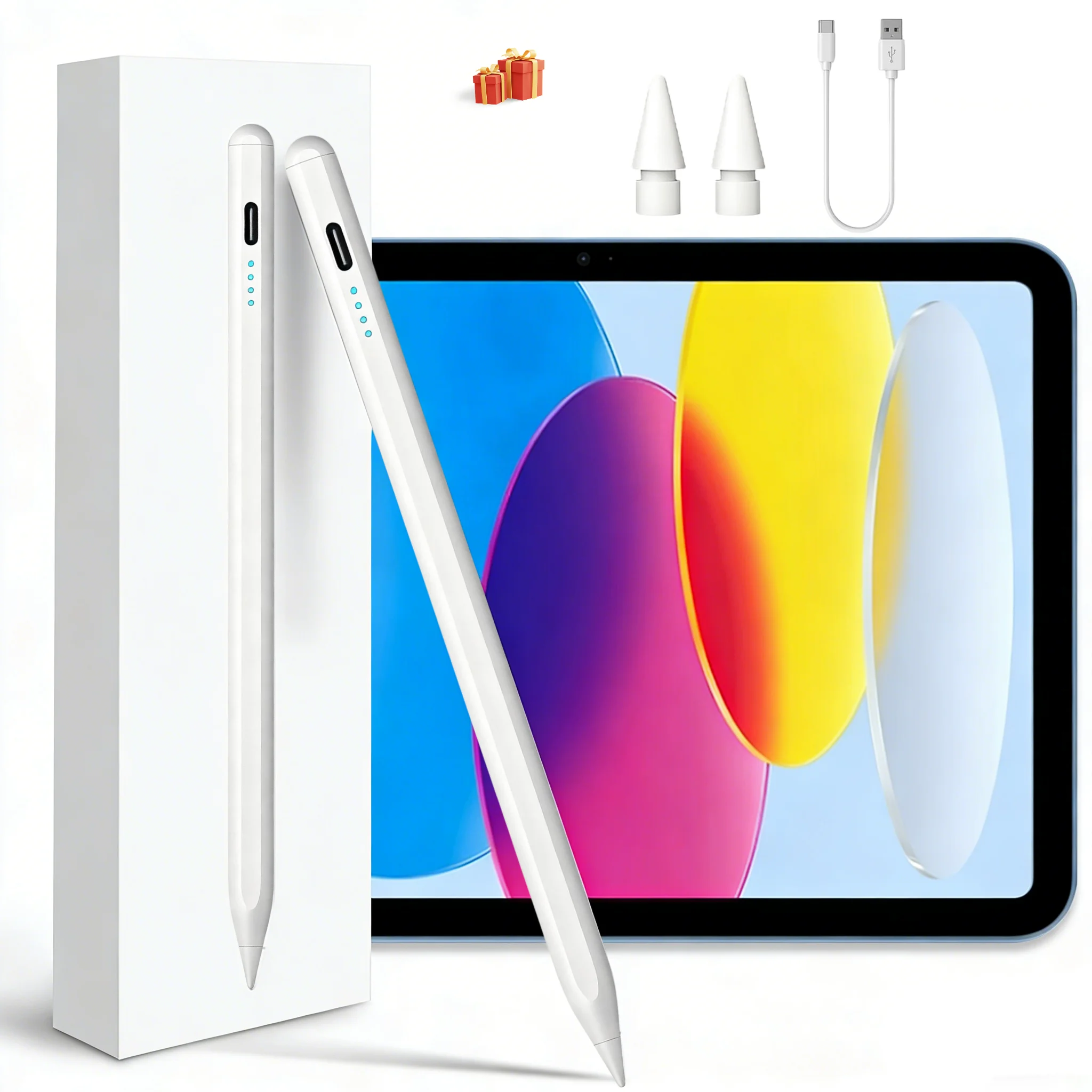For Apple Pencil Palm Rejection Power Display Ipad Pencil Pen For iPad Accessories 2022 2021 2020 2019 2018 Pro Air Mini Stylus